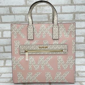 Michael Kors Large Kenly Tote Bag Powder Blush